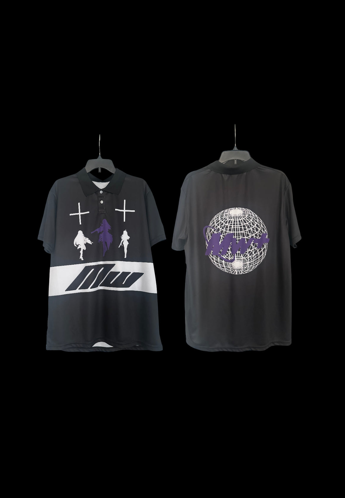 Mw purple sport polo