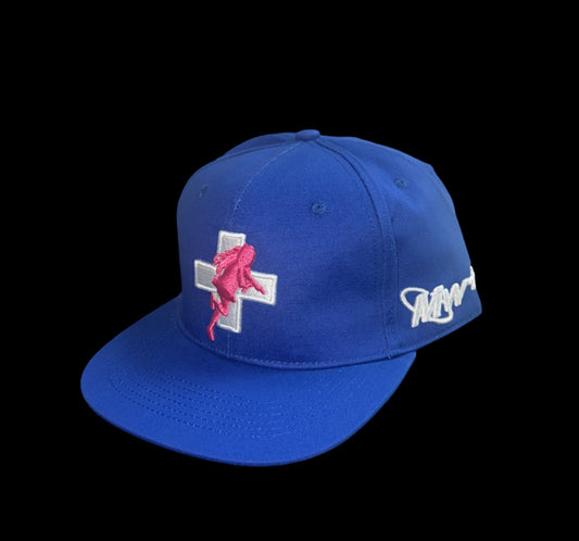 Mw blue runner logo fitted