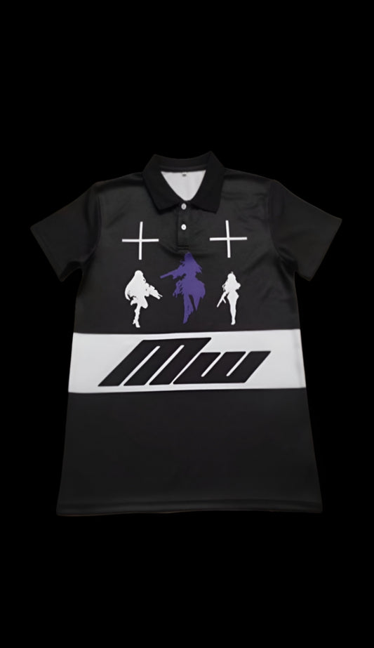 Mw purple sport polo