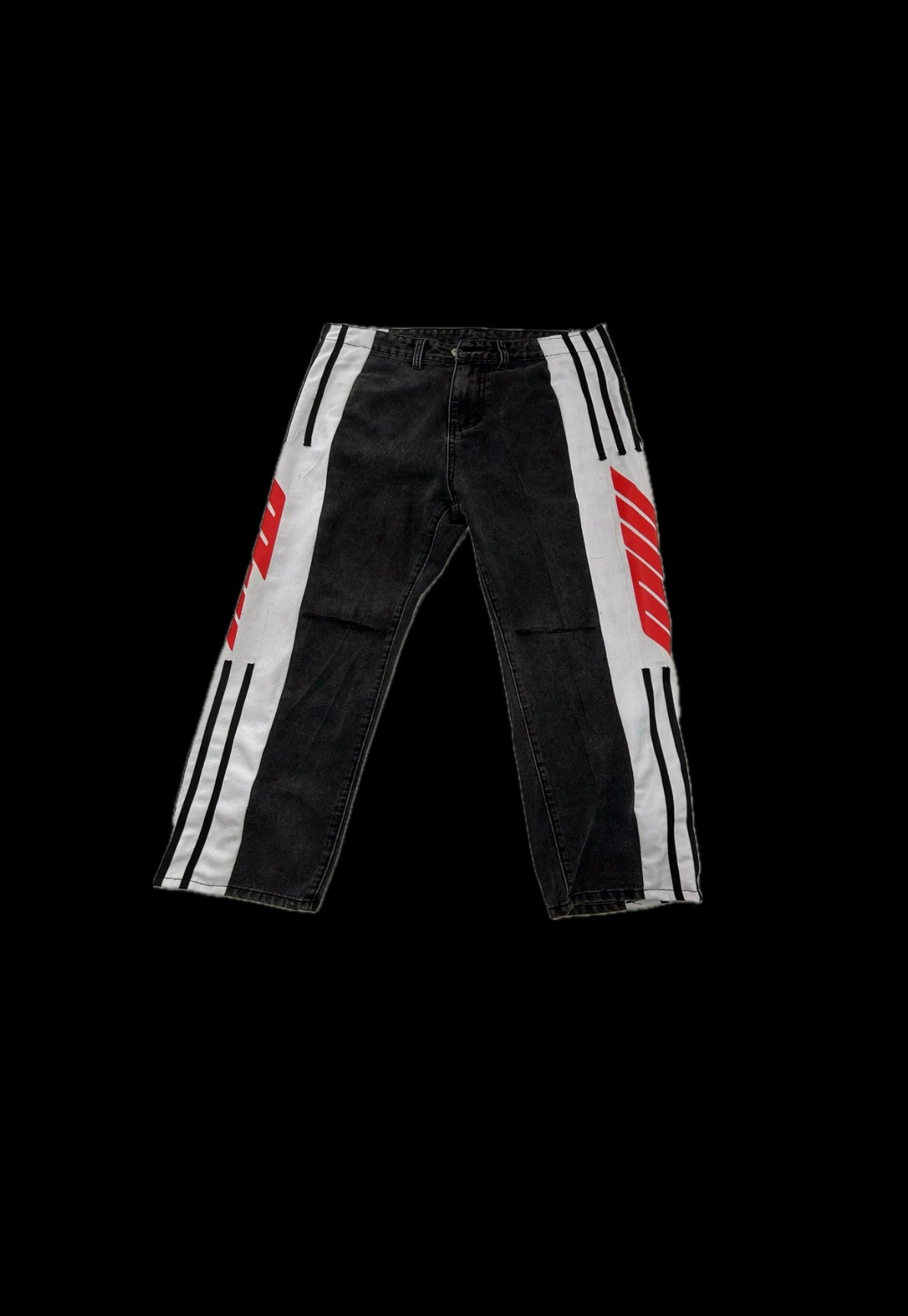 Mw 4 stripe baggy Denim