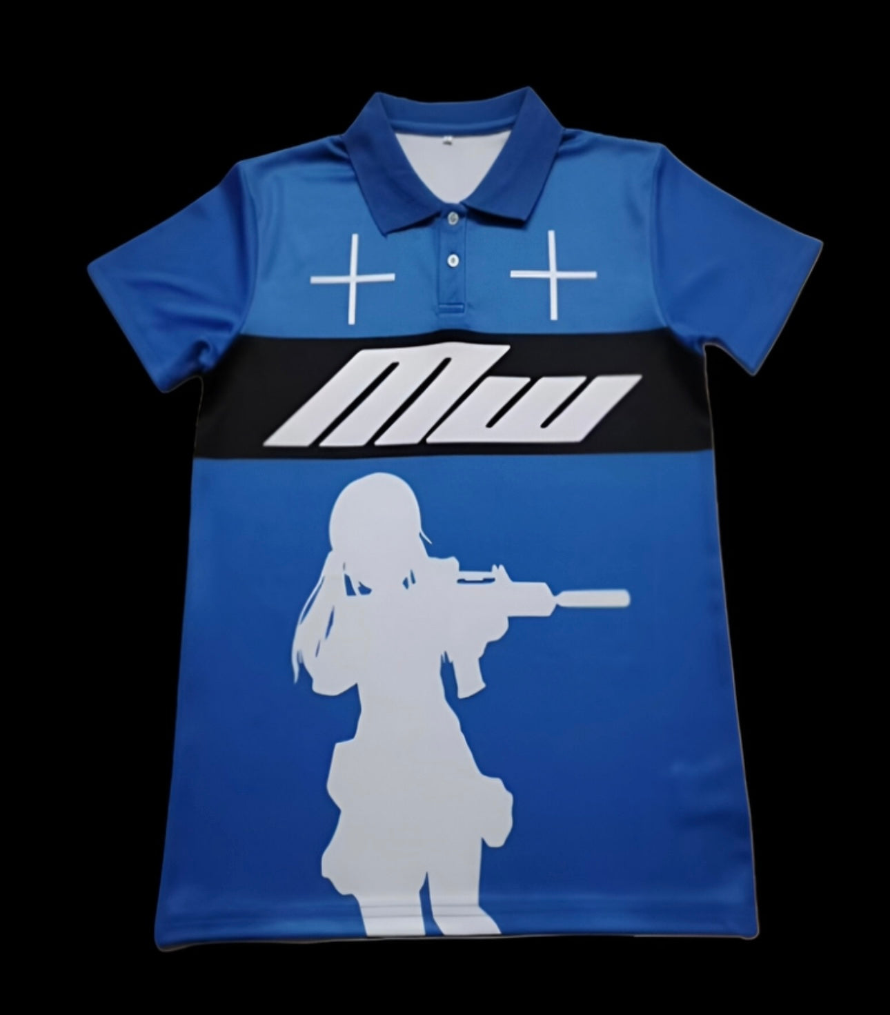 Mw blue sport polo